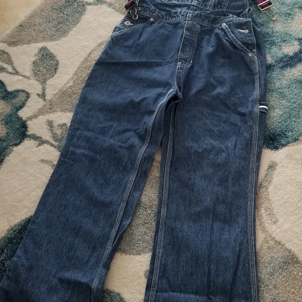 Tommy Hilfiger Women's Classic Blue Denim Overalls